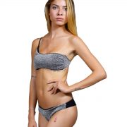 bikini argento lato